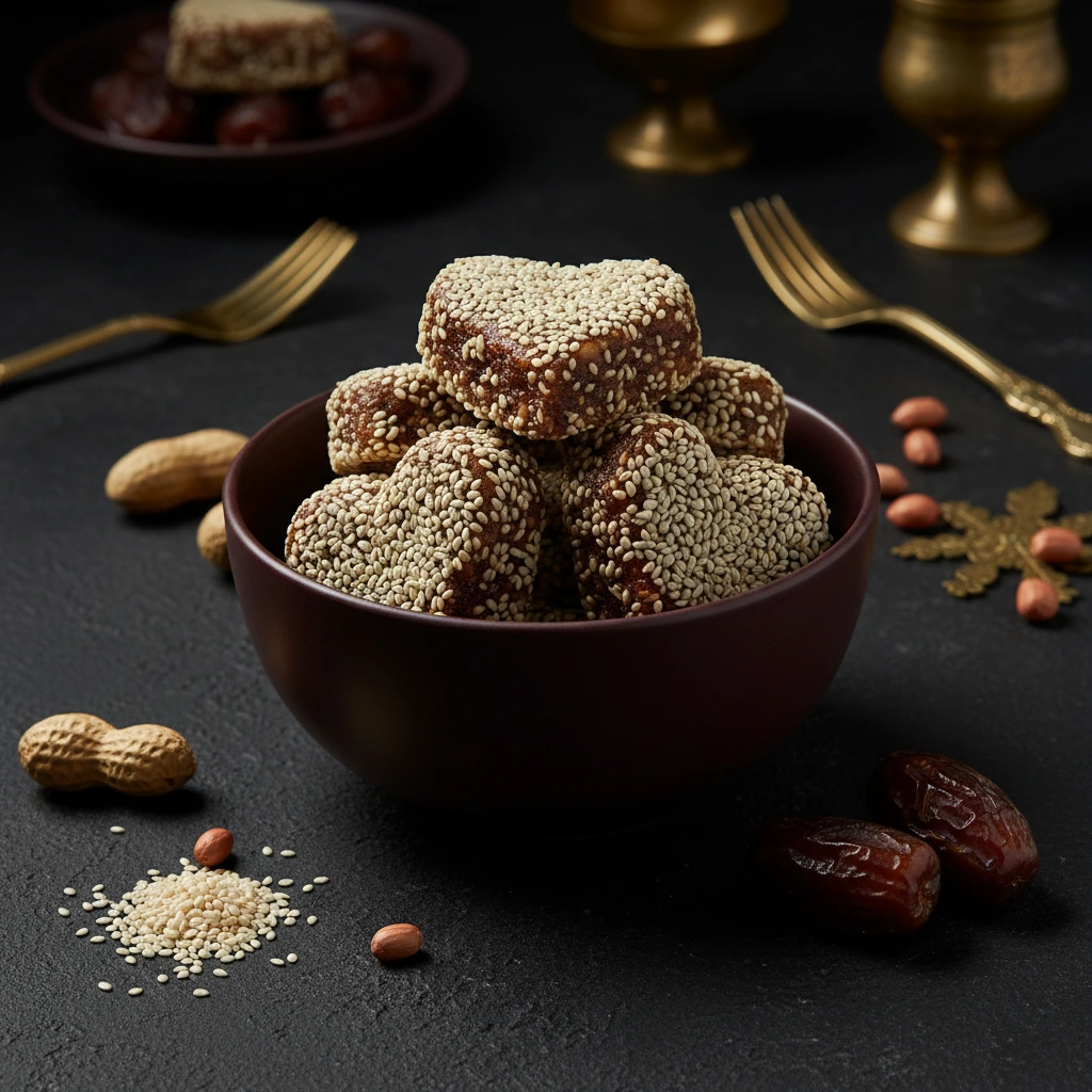 Peanut-Sesame Delights